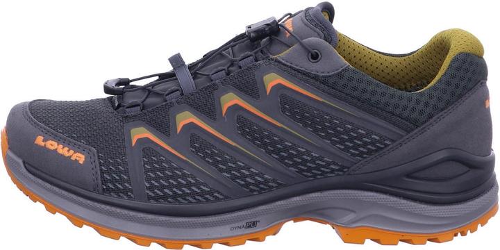 Grey, graphite orange