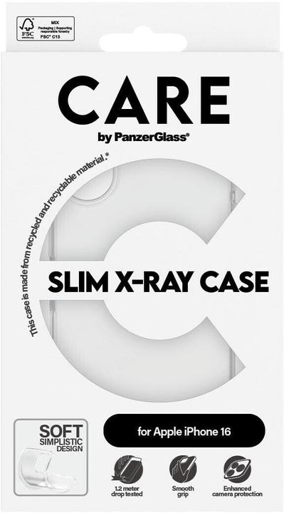 Produktbild PanzerGlass CARE by ® Fashionable Case Transparent X-Ray Soft Basic iPhone '24 6.1" (Apple iPhone 16)