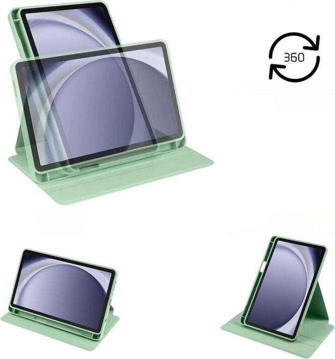 Actual product image Cover-Discount Galaxy Tab A9 - 360-degree cover light green (Galaxy Tab A9)