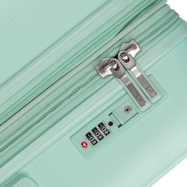 Actual product image Heys Pastel 4-wheel suitcase set 3-piece with stretch fold (219 l, XL (from 140l))
