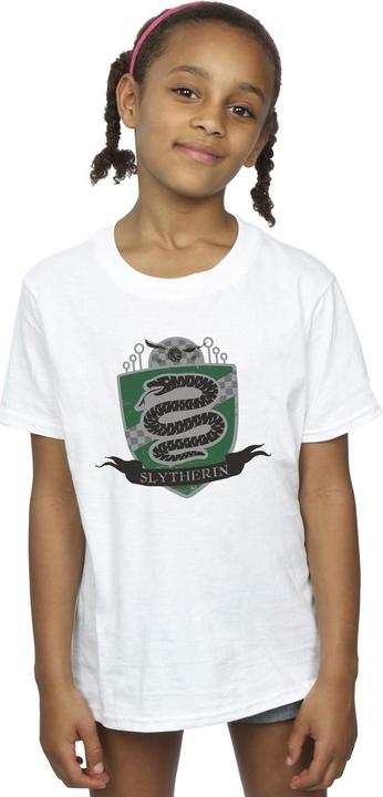 Image du produit - T-shirt SLYTHERIN CHEST BADGE - Fille (128)