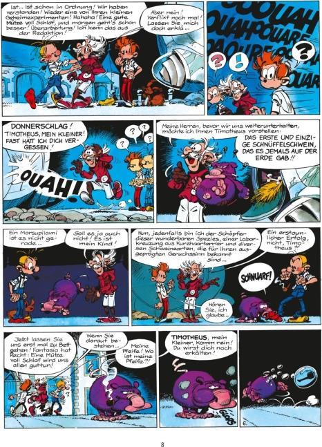 Actual product image Spirou and Fantasio, Volume 34 (André Franquin, Tome, German)