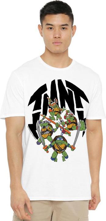 Actual product image Teenage Mutant NT Mens Mutant Mayhem Turtle Shell T-Shirt (4XL)