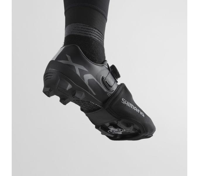 Actual product image Shimano Dual Soft Shell Toe Shoe Cover Black Xxxl (Shoe Size 50-52) (50, 51, 52)