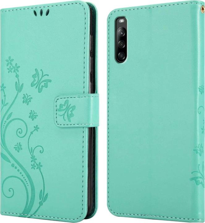 Actual product image Cadorabo Case for Sony Xperia L4 Flower Book (Sony Xperia L4)