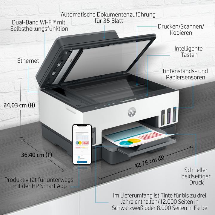 Actual product image HP Smart Tank 7305 (Ink tank, Colour)