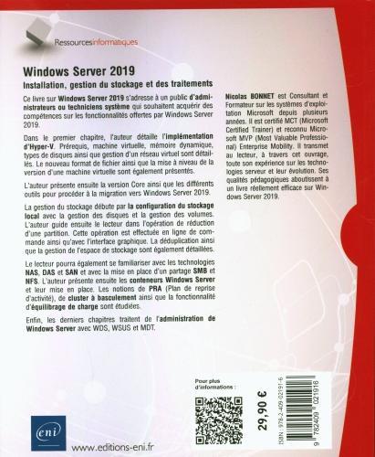 Immagine prodotto Windows server 2019 (Francese, Bonnet Nicolas, 2020)