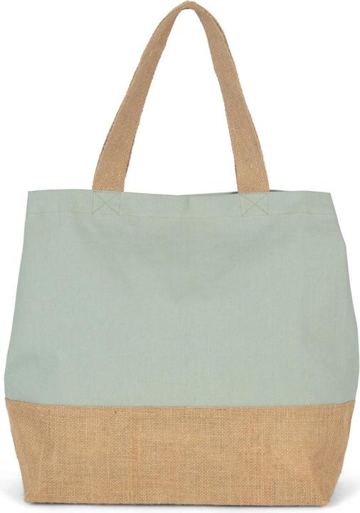 Kimood Tote bag Baumwolltuch und Jute