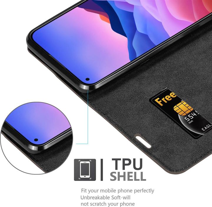 Produktbild Cadorabo Book Invisible Magnet Cover (ZTE Blade V2020 5G)