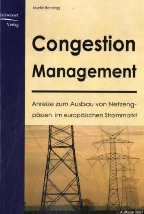 Produktbild Congestion Management (Deutsch, Martin Benning, 2007)