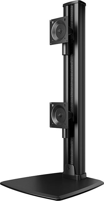 Actual product image Multibrackets Monitor holder Dual 32-50", black, vertical (Table, 50")