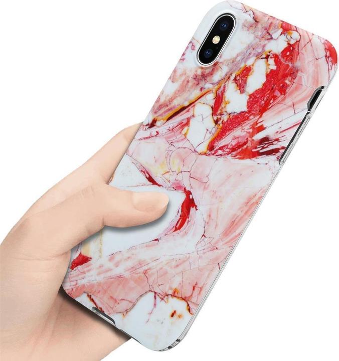 Produktbild Cadorabo IMD TPU Bunter Marmor Cover (Apple iPhone X)