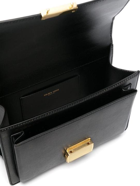 Actual product image Golden Goose venezia handbag in black leather