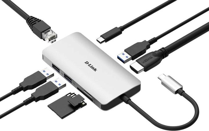 Immagine prodotto D-Link DUB-M810 (USB-C, 4 Porti)