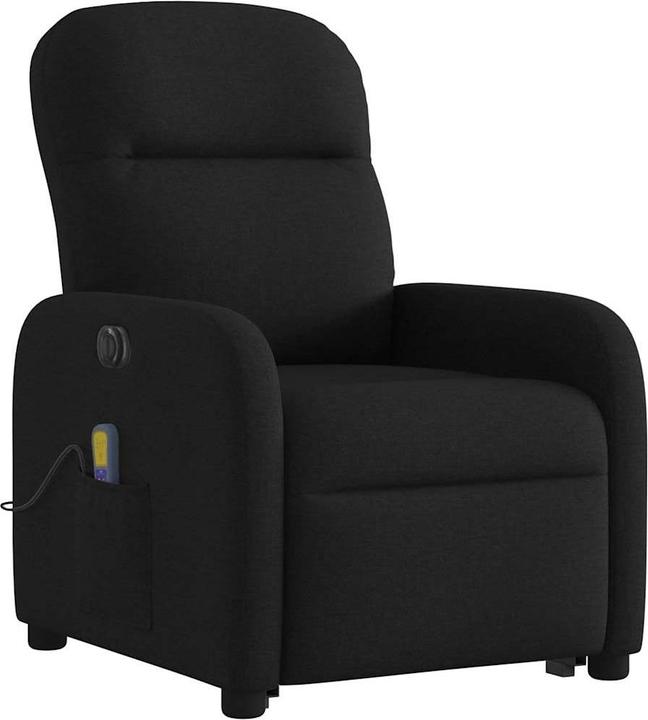 Produktbild VidaXL Massagesessel mit Aufstehhilfe Schwarz Stoff