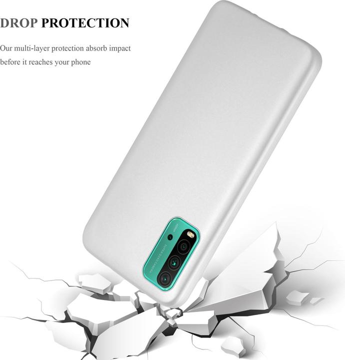 Image du produit Cadorabo TPU Matt Metallic Cover (Xiaomi Redmi 9T, Xiaomi Poco M3)