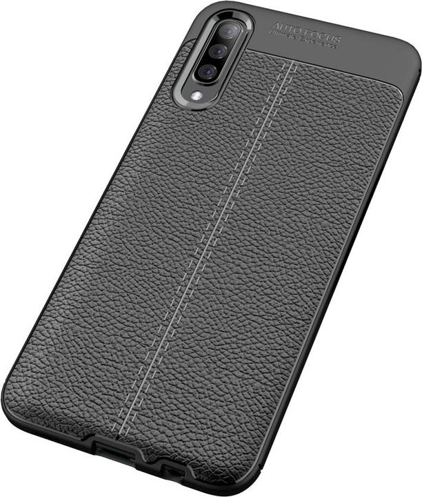 Productafbeelding Screenguard Samsung Galaxy A30s Hoesje Leather Design TPU Cover (Samsung Galaxy A30)