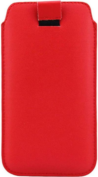 Produktbild König Design Handyhülle Tasche Slide Hülle Rot (Apple iPhone 6 Plus)