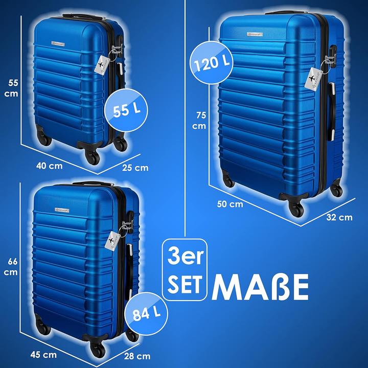 Actual product image Kesser Hard case set (120 l, M (50 - 90l), L (90 - 115l), XL (from 140l))