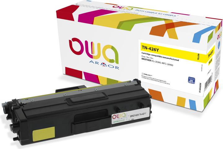 Produktbild Armor OWA OWA Toner komp. Brother TN-426Y yellow 6.500 S. passend für HL-L8360 - Tonereinh (Y)