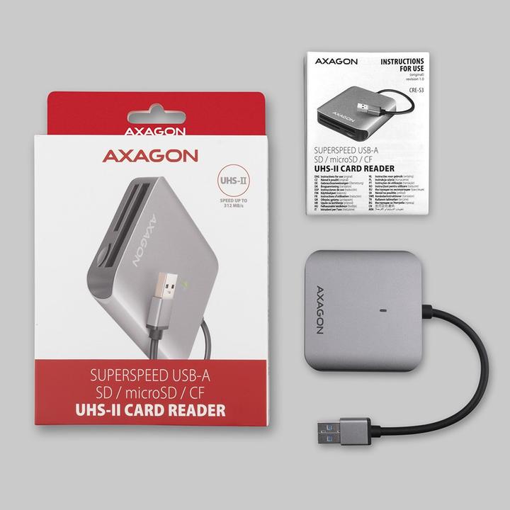 Immagine prodotto Axagon CRE-S3 (Connettore USB 3.0 standard A)