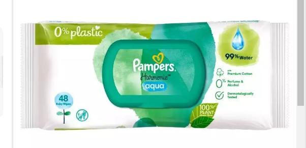 Produktbild Pampers Harmonie Aqua (48 Stück)
