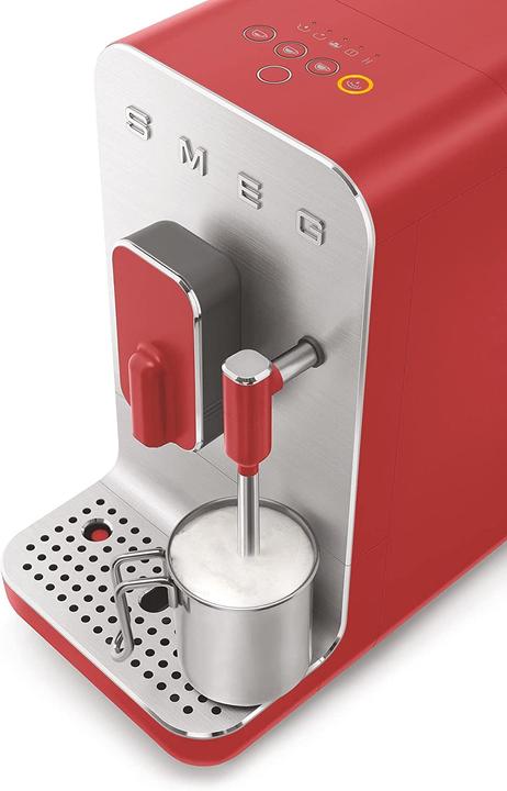 Actual product image Smeg Fully Automatic Coffee Machine 50's Style red