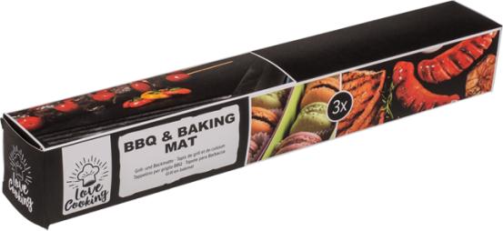 Produktbild Out of the blue Grill- und Backmatte, wiederverwendbar, 3er-Set (40 x 33 cm)