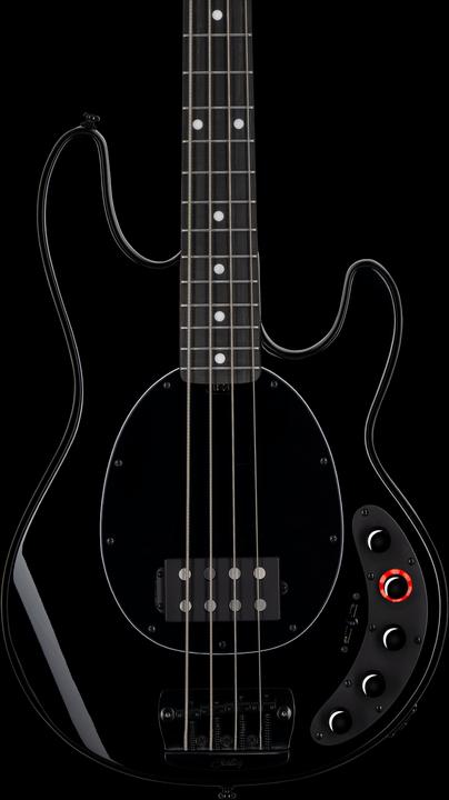 Actual product image Bassgitarre, DarkRay, Black, ger. Ahornhals, Ebenholz Griffbrett (Electric guitar, Maple, Ebony)