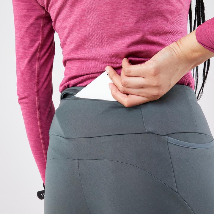 Immagine prodotto Kiprun Calzamaglia da corsa lunga da donna - Run 500 Warm verde (W26/L30)