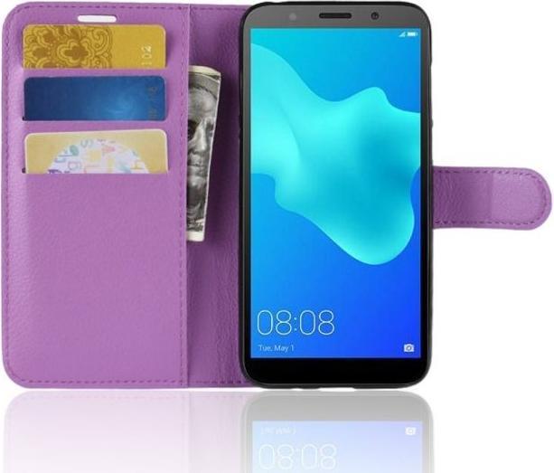 Produktbild MU Classic Litchi Leder Bookcover Series (Huawei Y5 (2018))