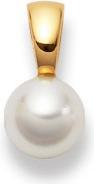 Actual product image Muau Pendant yellow gold 750 freshwater pearl 13x7mm (750/18 K Gold)