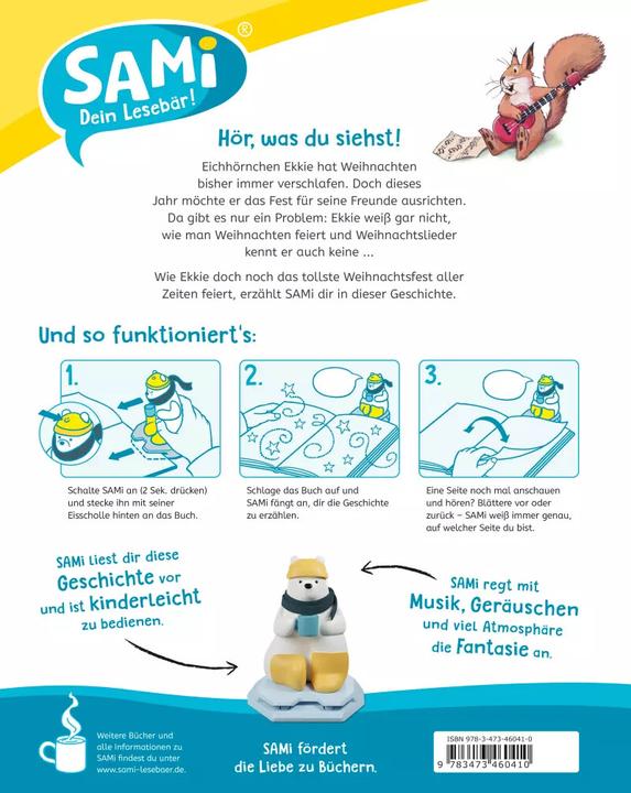Produktbild Ravensburger Sami dein Lesebär: Aufwachen, es ist Weihnacht (Deutsch, Stephanie Polák, 2021)