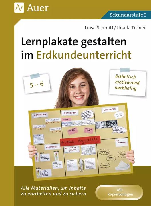 Produktbild Lernplakate gestalten im Erdkundeunterricht 5-6 (Deutsch, Ursula Tilsner, Luisa Schmitt, 2022)