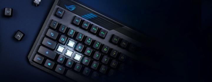 Produktbild ASUS ROG Claymore II (CH, Kabellos, Kabelgebunden)
