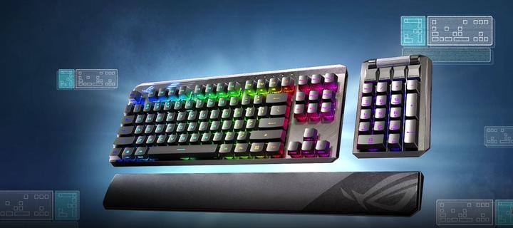 Produktbild ASUS ROG Claymore II (CH, Kabellos, Kabelgebunden)