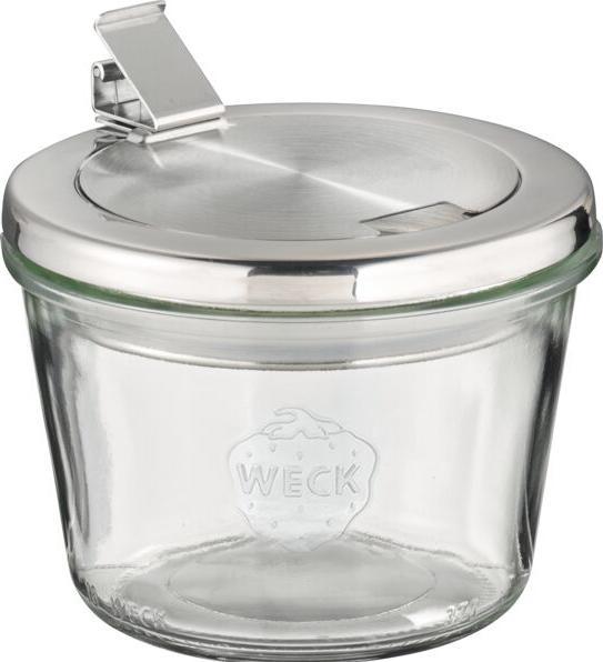 APS Pots Weck avec couvercle, lot de 2, hauteur : 75 mm, longueur : 600 mm, largeur : 400 mm (2 pcs)