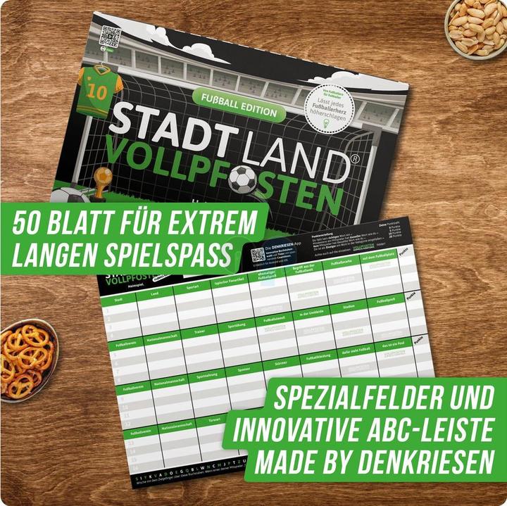 Produktbild Denkriesen STADT LAND VOLLPFOSTEN® A4 - FUSSBALL EDITION "Heimspiel" (Deutsch)