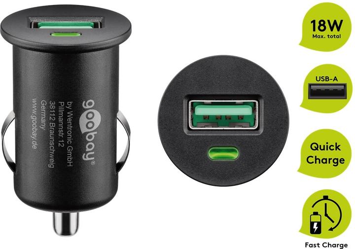 Goobay USB-Autoschnellladegerät