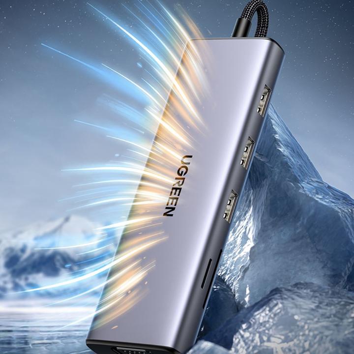 Immagine prodotto Ugreen Adattatore multifunzione USB-C 9-In-1 (USB-C, 9 Porti)