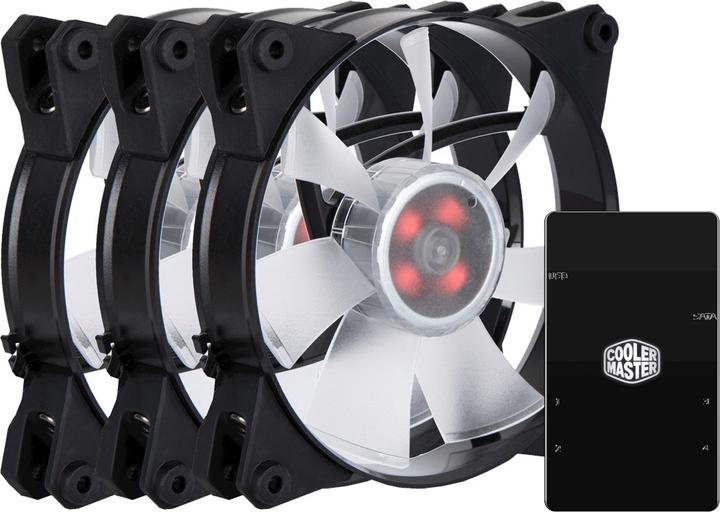 Image du produit Cooler Master MasterFan Pro 120 Air Flow RGB Ventilateur de boîtier d'ordinateur (120 mm, 1 x)