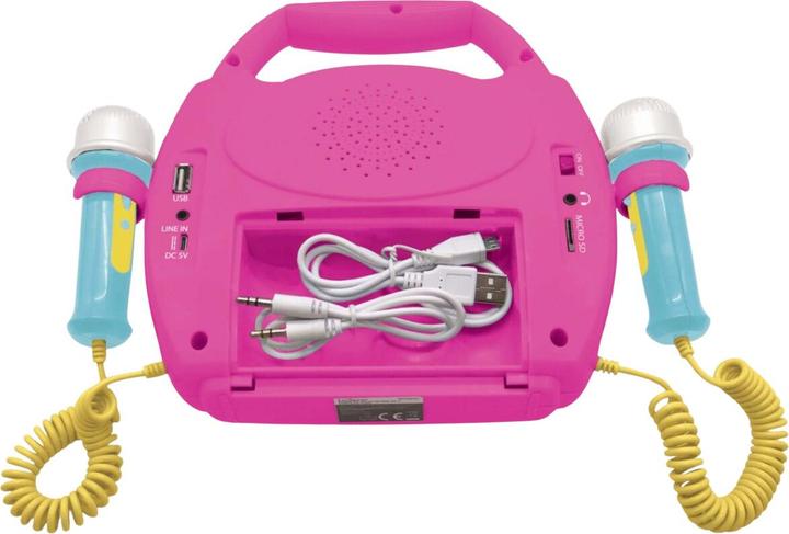 Produktbild Lexibook Minnie Mouse Bluetooth Lautsprecher mit Lichteffekte und Mikrofonen, Batterie wiederaufladbar