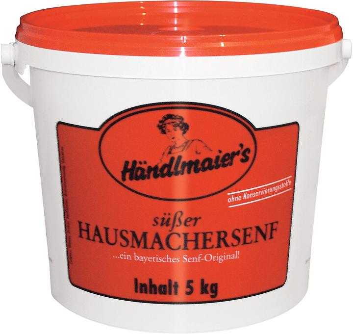 Actual product image Händlmaier Sweet Homemade Mustard Bucket 5kg (5000 g)