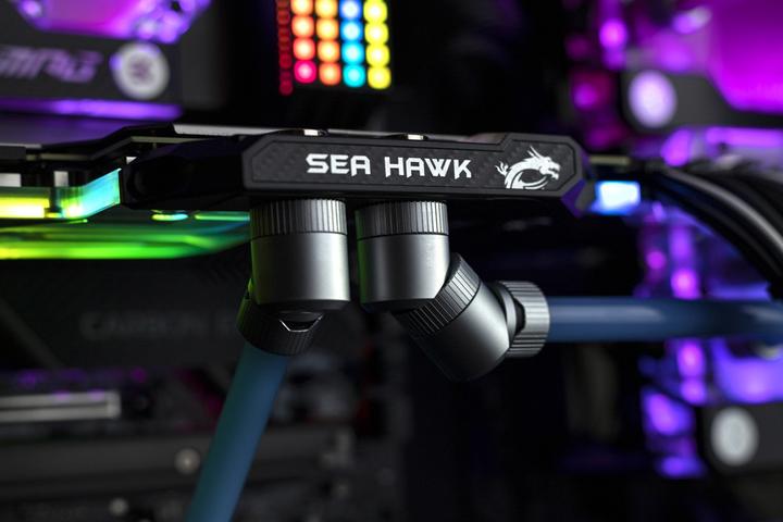 Actual product image EKWB EK-Quantum Torque HTC 14 connection straight G1/4 inch male to 14mm female hardtube - Satin