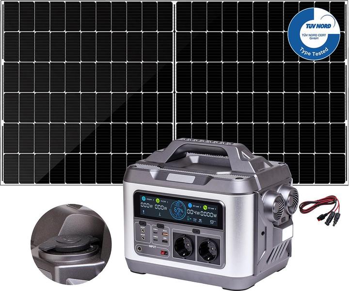 Produktbild Revolt Powerstation & Solar-Generator mit Solarpanel (1.12 Wh, 14.50 kg)