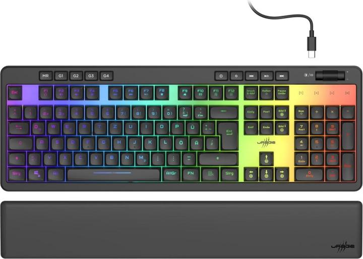 Produktbild Urage Gaming-Tastatur Exodus 515 Illuminated, Schwarz (DE, Kabelgebunden)