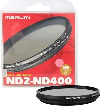 Image du produit Marumi Série ND2-ND400 Variable DHG (77 mm, Filtre gris neutre, 400 mm)