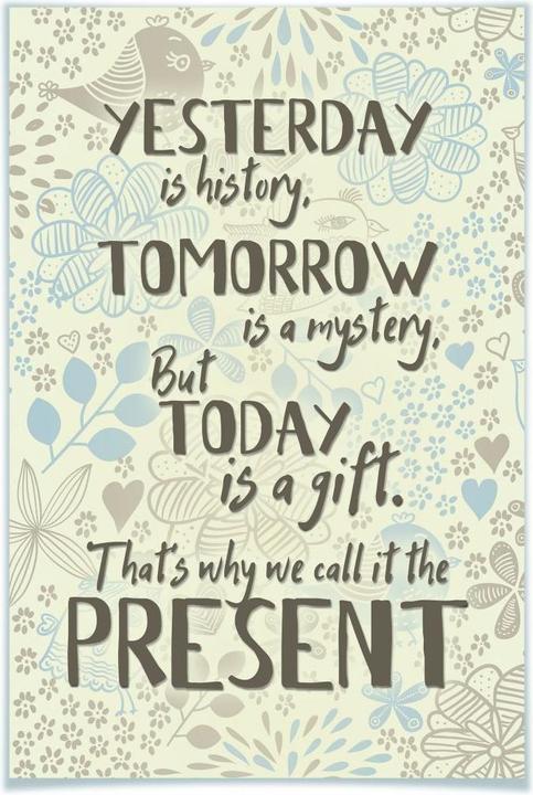 Produktbild Trenddeko Yesterday is history (80 x 120 cm)