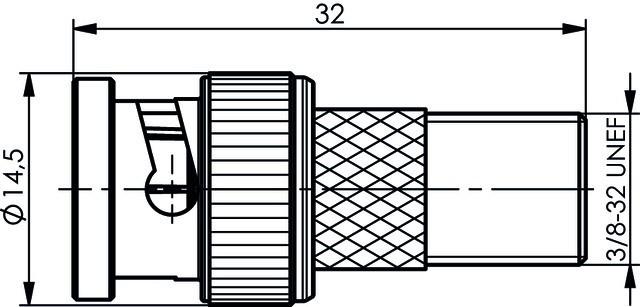 Produktbild Telegärtner Koax Adapter von BNC auf F, Stecker-Buchse gepackt zu 5 Stück
