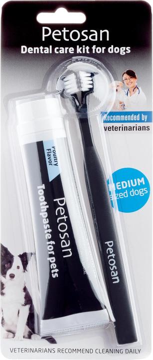 Image du produit Petosan Nettoyage des dents Kit dentaire Dentifrice & brosse, M (Chien, 748.13 ml)